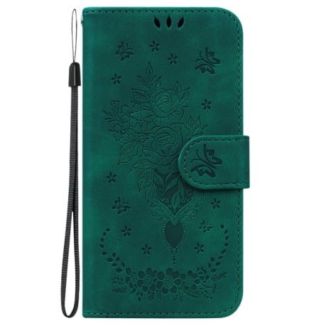 Чохол-книжка Butterfly Rose Embossed Samsung Galaxy A05 - зелений