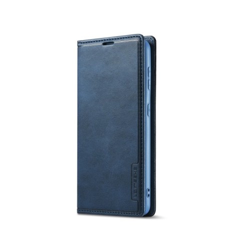 Чехол-книжка LC.IMEEKE LC-001 на Samsung Galaxy S21 FE - синий