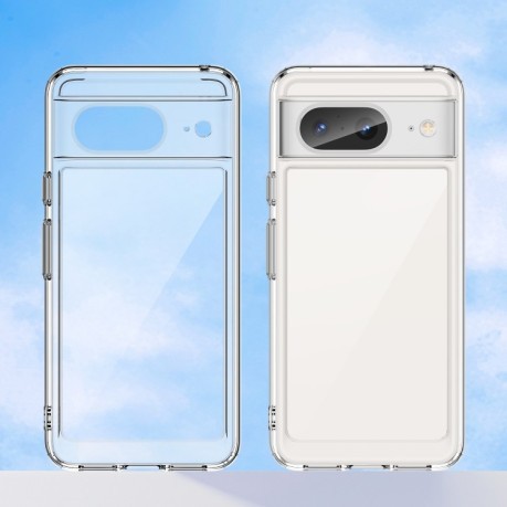 Протиударний чохол Colorful Acrylic Series для Google Pixel 8 - прозорий