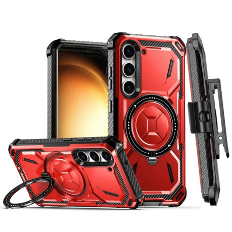 Противоударный чехол Armor Series MagSafe для Samsung Galaxy S23 5G - красный