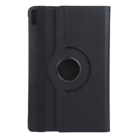 Чохол-книжка 360 Degree Rotation Litchi для iPad Pro 11 2024 - чорний
