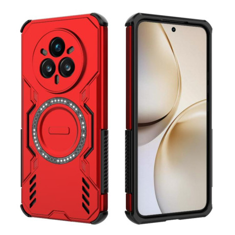 Протиударний чохол Armor Magnetic Ring для Realme 14 Pro+ 5G - червоний