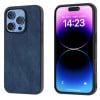 Чохол протиударний Black Frame PU Leather Full Coverage для iPhone 16 Pro - синій