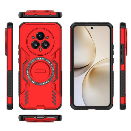 Протиударний чохол Armor Magnetic Ring для Realme 14 Pro+ 5G - червоний
