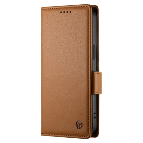 Чохол-книжка Side Buckle Magnetic Frosted Leather  для Samsung Galaxy A26 5G - коричневий