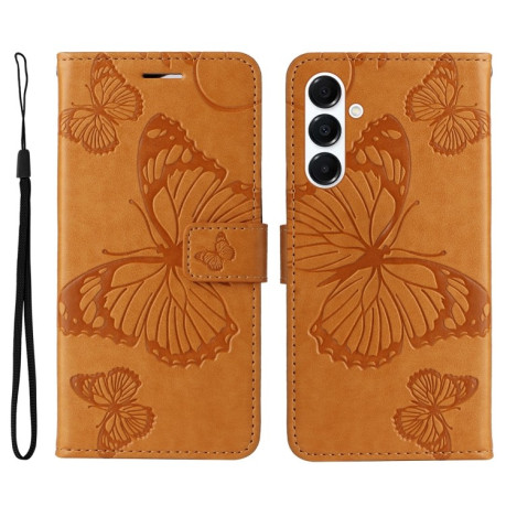 Чохол-книжка Embossed Butterfly  для Samsung Galaxy A26 5G - жовтий