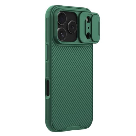 Чохол NILLKIN CamShield Pro із шторкою для камери на iPhone 17 Pro - зелений