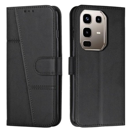 Чохол-книжка Stitching Calf Texture для Infinix Note 50 4G / 50 Pro 4G - чорний