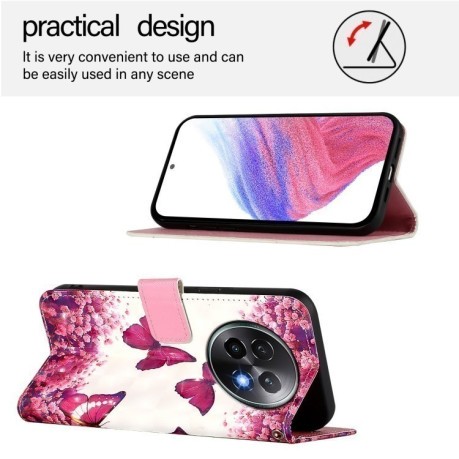Чохол-книжка 3D Painting для Realme 13+ 5G/13 Pro 5G/13 Pro+ - Butterfly