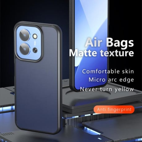Чехол Armor Big Pore гибрид матовый для  Xiaomi Redmi 15C 4G / 5G 173.1mm - черный