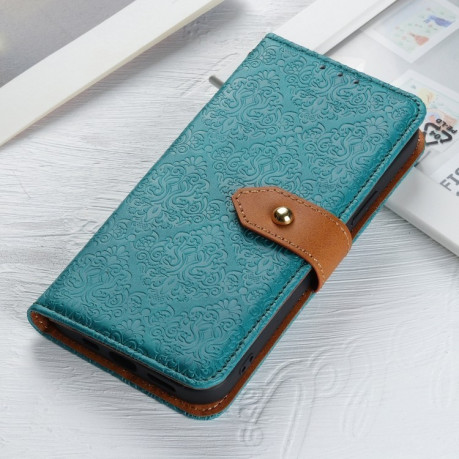 Чохол-книжка European Floral для Xiaomi Redmi Note 14 Pro 4G - синій