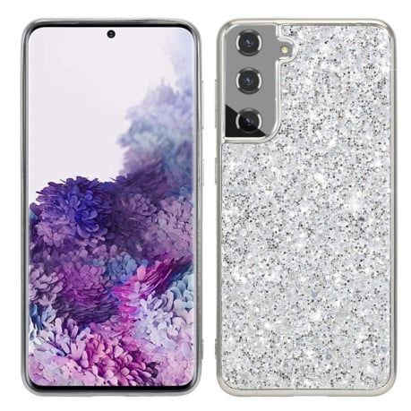 Ударозахисний чохол Glittery Powder Samsung Galaxy S21 FE - сріблястий