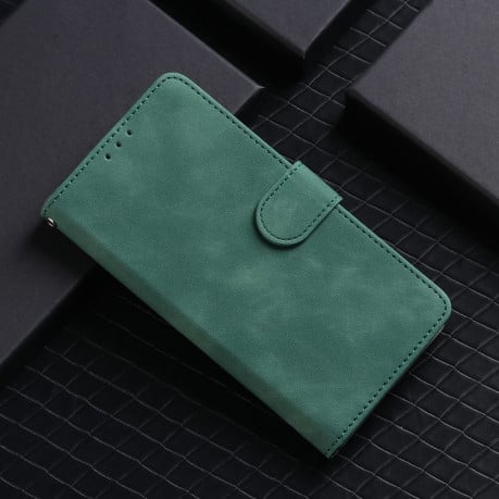 Чехол-книжка Retro Skin Feel Business Magnetic на Xiaomi Redmi 13 4G - зеленый