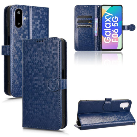 Чехол-книжка Honeycomb Dot для Samsung Galaxy M06 5G - синий