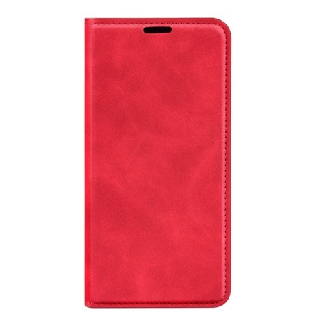 Чехол-книжка Retro Skin Feel Business Magnetic на OnePlus 10 Pro 5G - красный