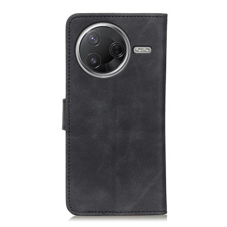 Чехол-книжка KHAZNEH Cowhide Texture на Xiaomi Poco F7 Pro / F7 Ultra - черный