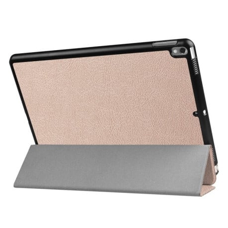 Чохол Custer Texture Sleep/Wake-up рожеве золото для iPad Air 2019/Pro 10.5