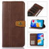 Чехол-книжка Stitching Thread для OPPO Reno7 5G Global/ Find X5 Lite/OnePlus Nord CE2 5G - коричневый