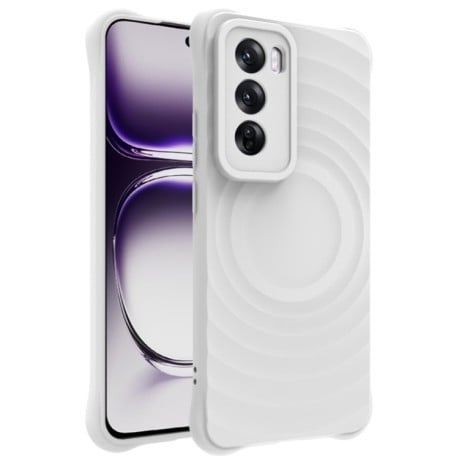 Ударозащитный чехол IMAK UC-6 Series Manbo Frosting Soft на OPPO Reno12 Pro Global - белый