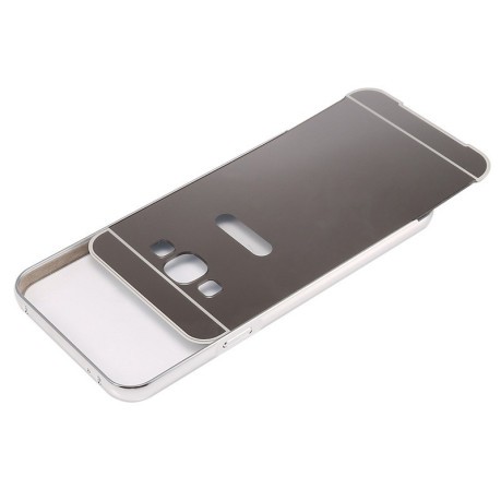 Металевий Бампер та Акрилова накладка Push-pull Style Series Silver для Samsung Galaxy A3