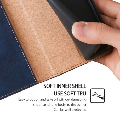 Чохол-книжка Gloss Oil Solid для OPPO A38 4G / A18 4G - синій