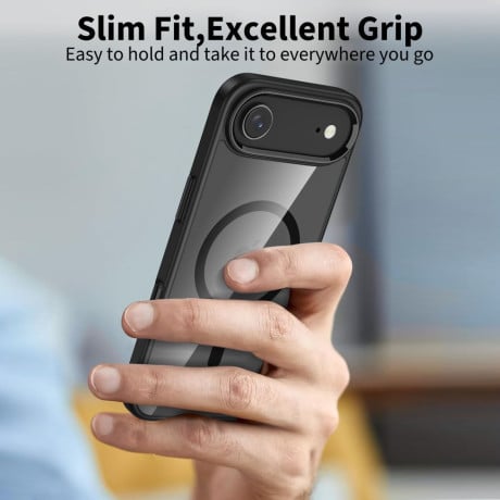 Чохол Tech-Protect MagFlex MagSafe на iPhone Air - Clear Black