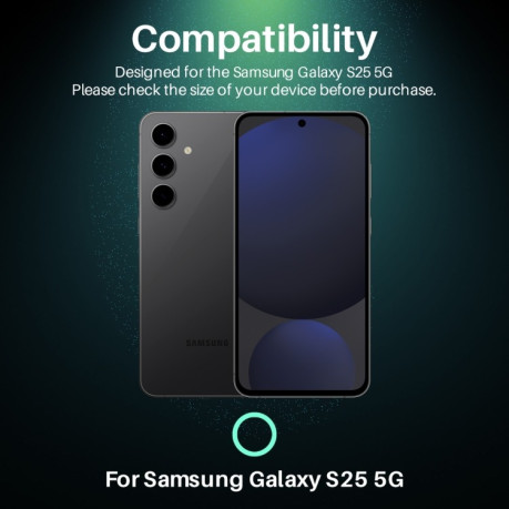 Защитное стекло на камеру HD Lens Protector для Samsung Galaxy S25 5G - прозрачное
