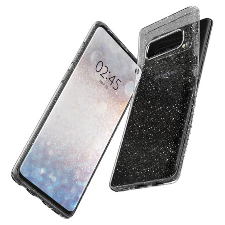 Оригинальный чехол Spigen Liquid Crystal для Samsung Galaxy S10+ Plus Glitter Crystal
