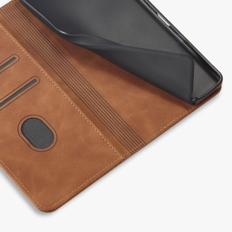 Чехол-книжка Magnetic Dual-fold для Samsung Galaxy A04s/A13 5G - коричневый