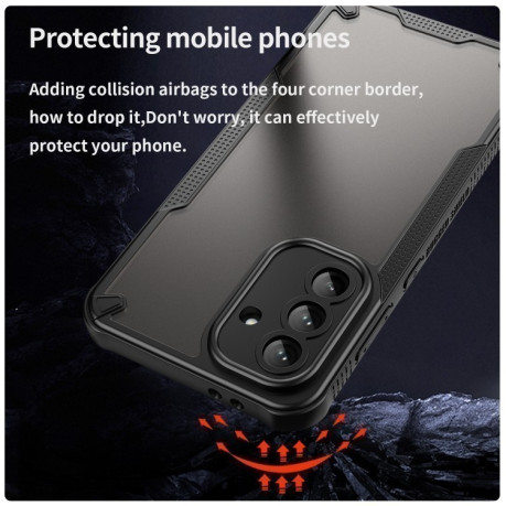 Протиударний чохол Armor Glaze PC Hybrid  для Samsung Galaxy A36 5G - чорний