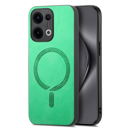 Чохол Retro MagSafe Magnetic PU на OPPO Reno13 Pro 5G - зелений
