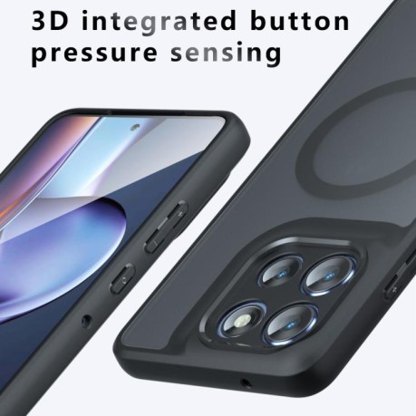 Чохол Armor MagSafe гібрид на Motorola Moto G86/G86 Power 5G - чорний