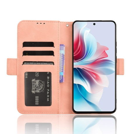 Чехол-книжка Skin Feel Calf на OPPO Reno11 F 5G / F25 Pro 5G - розовый