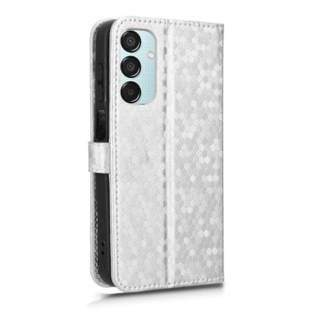 Чехол-книжка Honeycomb Dot для Samsung Galaxy F15 5G / M15 5G - серебристый