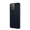 Протиударний чохол Brushed Texture Carbon Fiber на OnePlus Ace / 10R 5G - синій