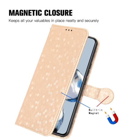 Чохол-книжка Honeycomb Dot для Xiaomi 14 Pro - синій