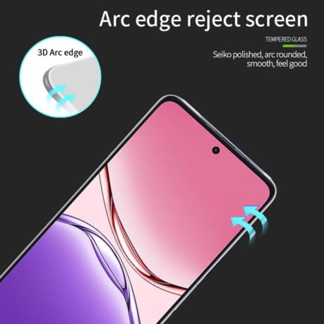 Захисне скло PINWUYO 9H 3D Full Screen на OPPO A5 Pro 4G / 5G Global - чорне