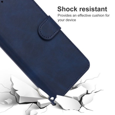 Чохол-книжка EsCase Leather для iPhone 14 - синій