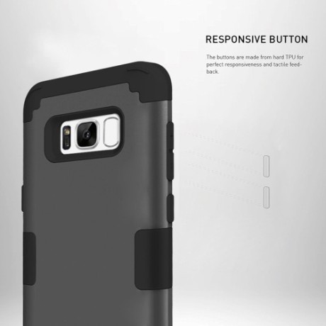 Протиударний Чохол Dropproof 3 in 1 Silicone sleeve для Samsung Galaxy S8/G950-чорний