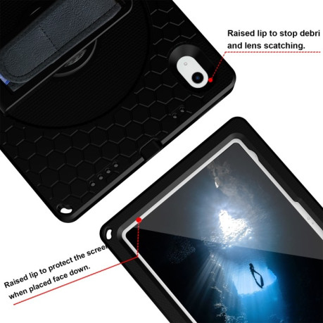 Противоударный чехол Rotation Stand EVA для iPad 10.9 2022 - черный