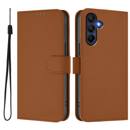 Чохол-книжка Skin Feel S-type для Samsung Galaxy A26 5G Pro - коричневий