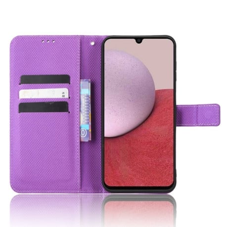 Чохол-книжка Diamond Texture для Samsung Galaxy A24 4G/A25 5G - фіолетовий