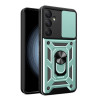 Протиударний чохол Sliding Camshield для Samsung Galaxy A55 5G - зелений