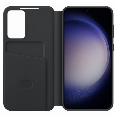 Оригинальный чехол-книжка Samsung Smart View Wallet для Samsung Galaxy S23 Plus - black (EF-ZS916CBEGWW)