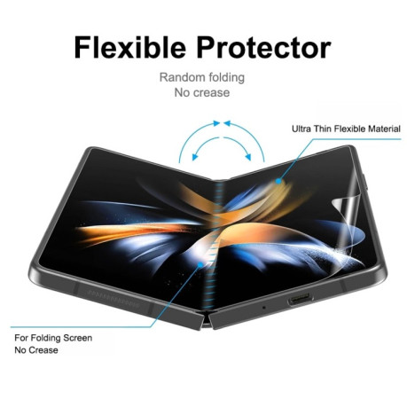 Защитная пленка ENKAY Full Glue Explosion-proof для Samsung Galaxy Fold4 - прозрачные