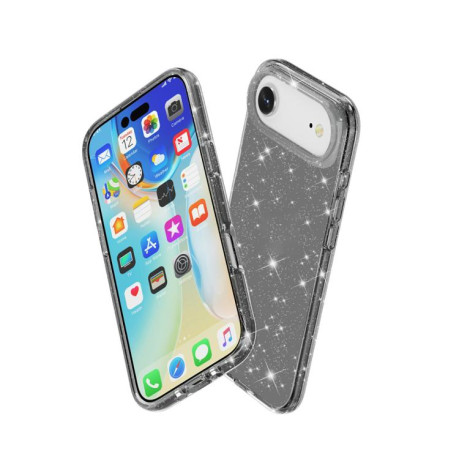 Протиударний чохол Terminator Style Glitter для iPhone 17 - чорний