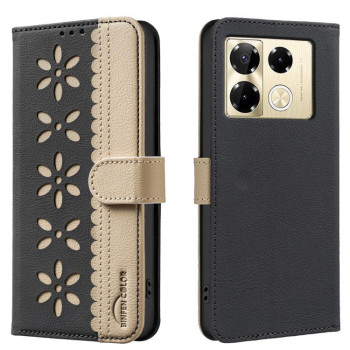 Противоударный чехол Shield Frame Holder MagSafe для Infinix Note 40 Pro / 40 Pro+ - черный