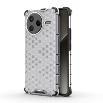 Противоударный чехол Honeycomb для Xiaomi Redmi K80 Pro / Poco F7 белый — белый