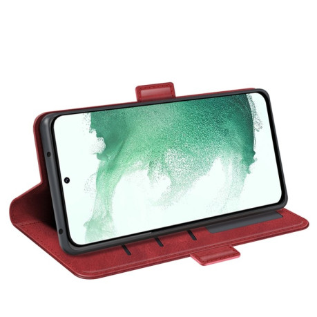 Чехол-книжка Dual-side Magnetic Buckle для Samsung Galaxy S23+Plus 5G - красный