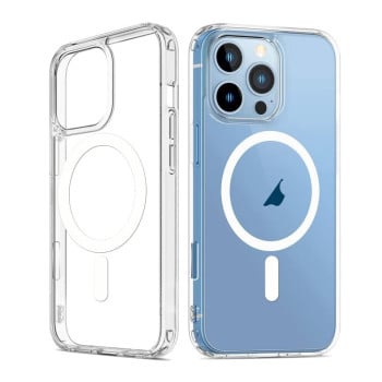 Чехол противоударный ViLi MAG-C Series MagSafe Magnetic для iPhone 16 Pro Max - прозрачный